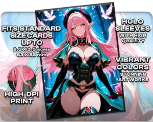 Maralen, Fae Ascendant holo sleeves, card compatibility and finish guide