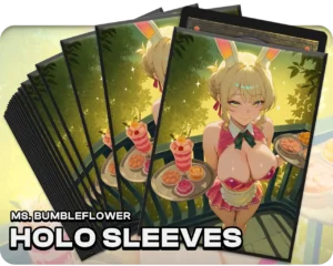 Ms. Bumbleflower (Alternate Artwork) holo sleeves, pack artwork