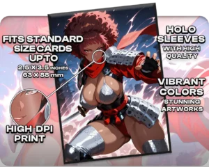 Raiyuu, Storm's Edge holo sleeves, card compatibility and finish guide