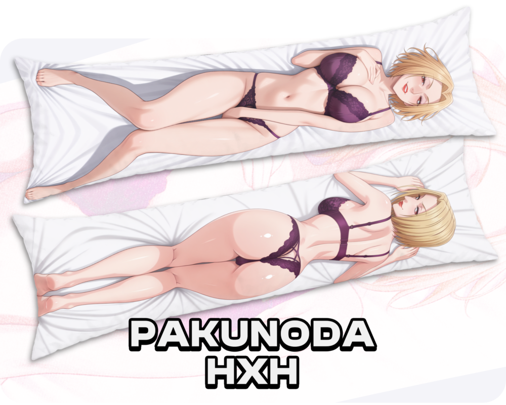 Pakunoda dakimakura front and back artwork