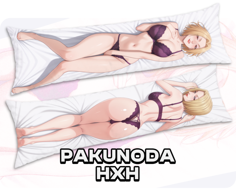 Pakunoda dakimakura front and back artwork