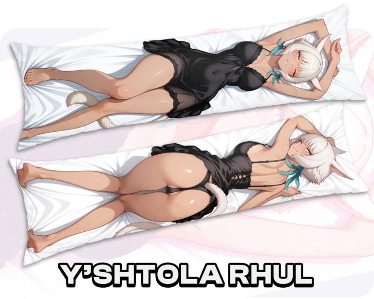 Y'shtola Rhul dakimakura front and back artwork