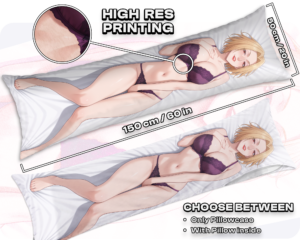 Pakunoda dakimakura size guide