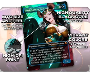 Vren, the Relentless Goth Rat Waifus Commander deck – Print Quality