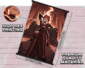 Chandra Wall Scroll Size Guide