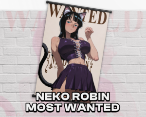Neko Robin Most Wanted Wall Scroll Main Image