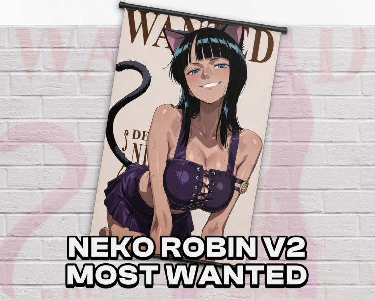 Neko Robin Version 2 Most Wanted Wall Scroll Main Image