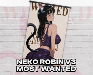 Neko Robin Version 3 Most Wanted Wall Scroll Main Image