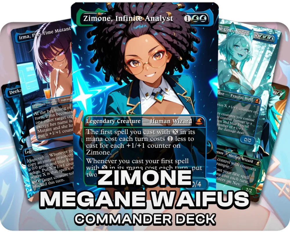 Zimone, Infinite Analyst | Megane Waifus | Commander Deck