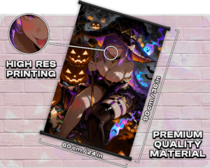 Fern Halloween wall scroll 60x90cm size guide