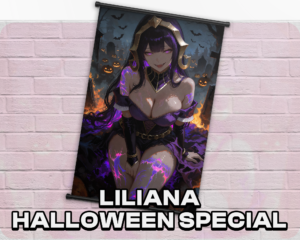 Liliana Vess MTG Halloween 60x90cm wall scroll main artwork