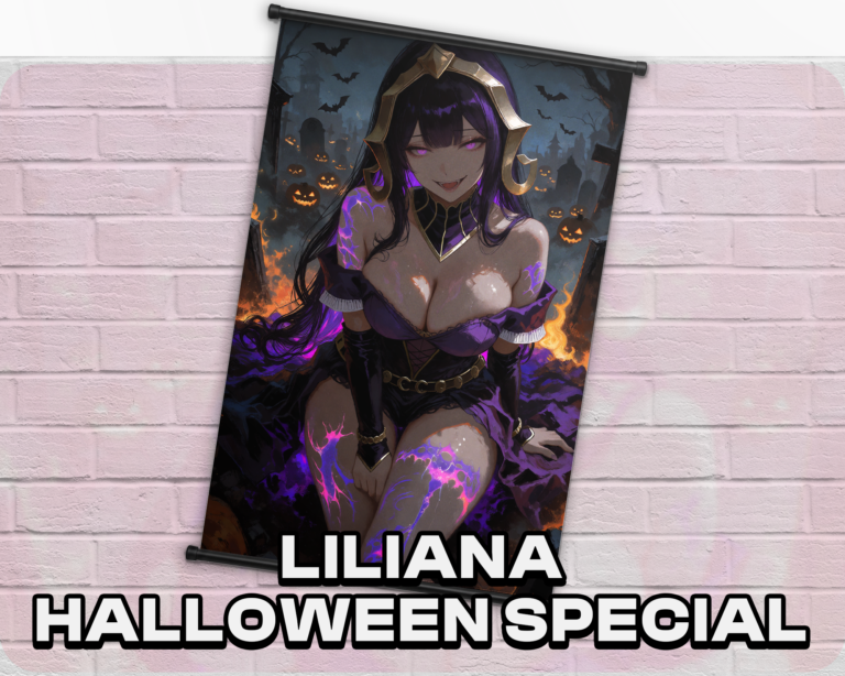 Liliana Vess MTG Halloween 60x90cm wall scroll main artwork