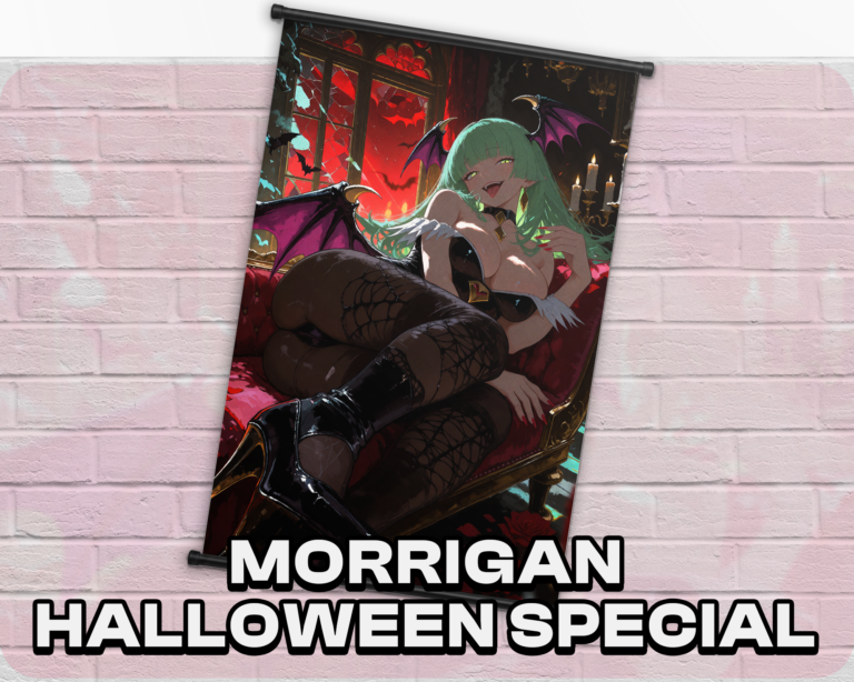 Morrigan Halloween 60x90cm wall scroll main artwork